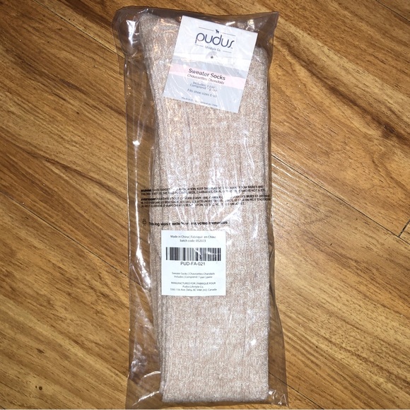 NWT Pudus Cozy Knit‎ Sweater Socks Over The Knee Size 6-10 - Picture 5 of 7